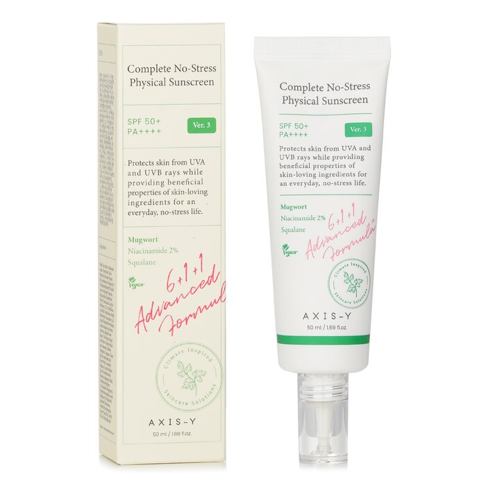 Axis y complete no stress physical sunscreen 50ml