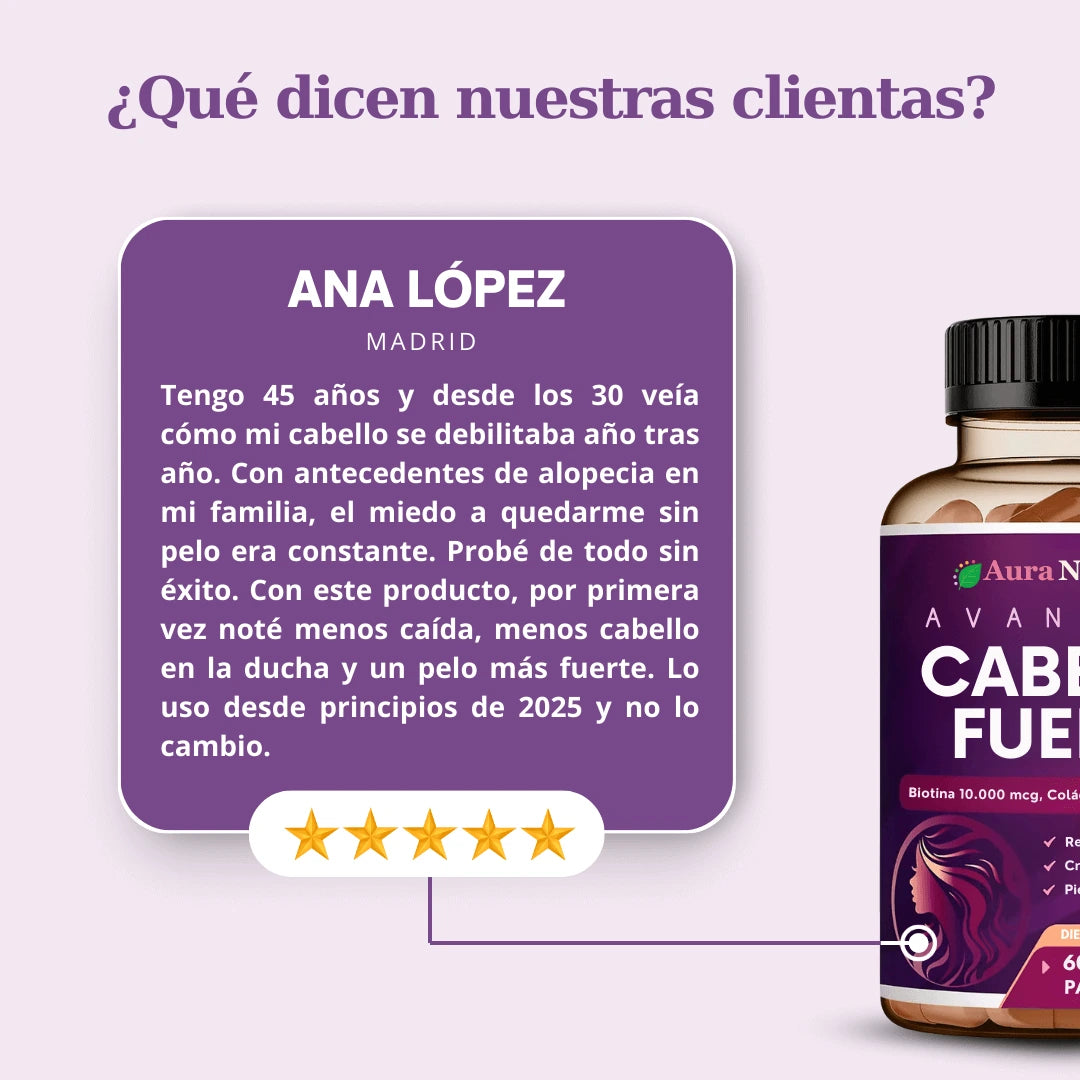 Tratamiento 6 meses Nutriente Capilar | Cabello Fuerte®