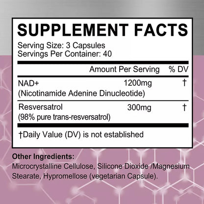 Nad Resveratrol 60 Capsulas