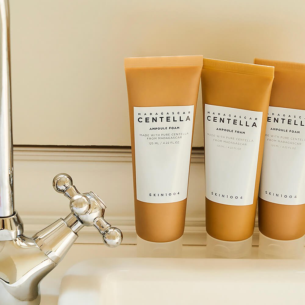 Espuma limpiadora calmante con centella asiática SKIN1004 Madagascar Centella Ampoule Foam