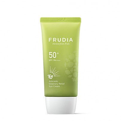 Frudia Avocado Greenery Relief Sun Cream – Protector Solar Hidratante con Extracto de Aguacate para una Piel Protegida y Nutrida