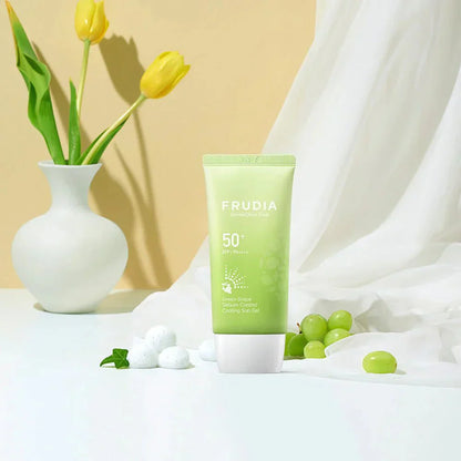 Frudia Green Grape Sebum Control Cooling Sun Gel 50g