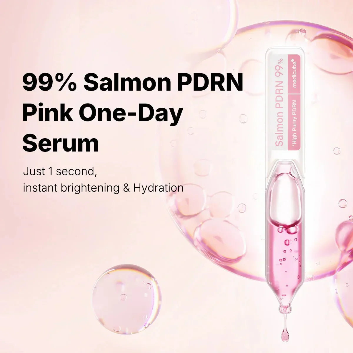 Medicube pdrn pink one day serum 10ea